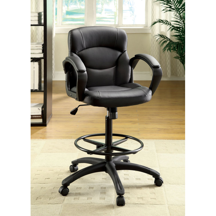 Hokku Designs Ebony Drafting Chair & Reviews Wayfair
